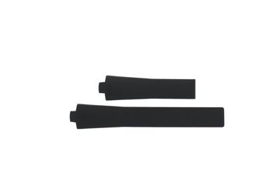 Horlogeband Tag Heuer WL5111 / FT6000 Rubber Zwart 9mm