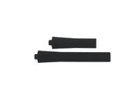 Horlogeband Tag Heuer WL5111 / FT6000 Rubber Zwart 9mm