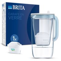 BRITA glazen karaf blauw (2,5L) inclusief 1 MAXTRA PRO All-in-1 filterpatroon