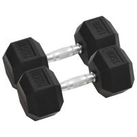 Halters 2 st 30 kg totaal gietijzer
