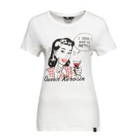 King Kerosin I Drink Shirt Off White -XS
