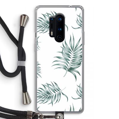 Simple leaves: OnePlus 8 Pro Transparant Hoesje met koord
