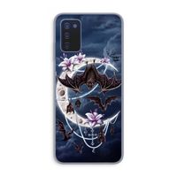 Vleermuizen Maan: Samsung Galaxy A03s Transparant Hoesje
