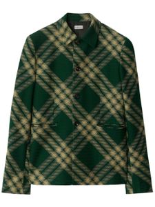 Burberry blazer à carreaux - Vert