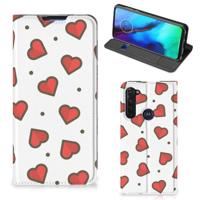 Motorola Moto G Pro | Hoesje met Magneet | Hearts