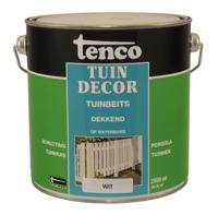 Tuindecor dekkend wit 2,5l verf/beits - Tenco