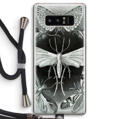 Haeckel Tineida: Samsung Galaxy Note 8 Transparant Hoesje met koord