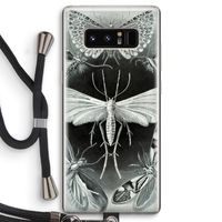 Haeckel Tineida: Samsung Galaxy Note 8 Transparant Hoesje met koord