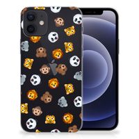 TPU bumper voor iPhone 12 | 12 Pro (6.1") Dieren Emojis