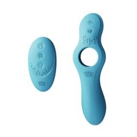 Zalo - Jessica Multifunctionele App Bestuurbare Flexibele Vibrator met Remote Blauw - thumbnail