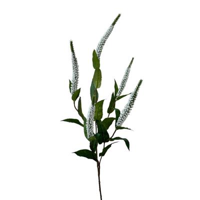 Kunstbloem veronica 52cm wit