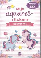 Mijn aquarelstickers eenhoorns (Paperback)