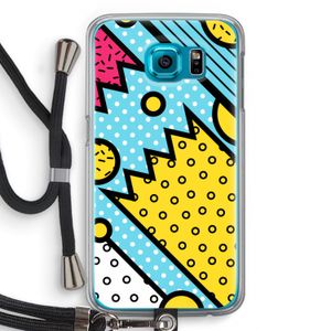 Pop Art #1: Samsung Galaxy S6 Transparant Hoesje met koord