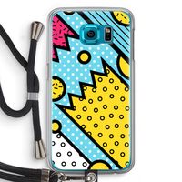 Pop Art #1: Samsung Galaxy S6 Transparant Hoesje met koord