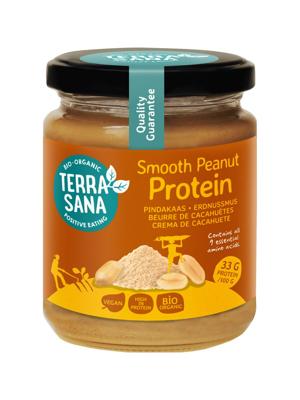 Proteine pindakaas fijn bio 250 Gram Proteine pindakaas fijn bio 250 Gram