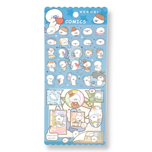 Nekoni Comics Zeehond Stickers