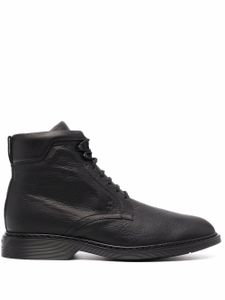 Hogan bottines en cuir à lacets - Noir