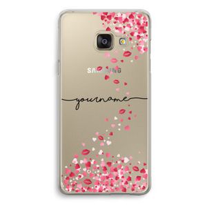 Hartjes en kusjes: Samsung Galaxy A3 (2016) Transparant Hoesje