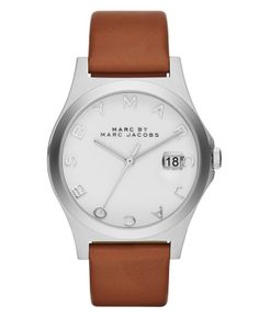 Horlogeband Marc by Marc Jacobs MBM1356 Leder Bruin 18mm
