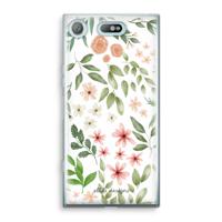 Botanical sweet flower heaven: Sony Xperia XZ1 Compact Transparant Hoesje - thumbnail