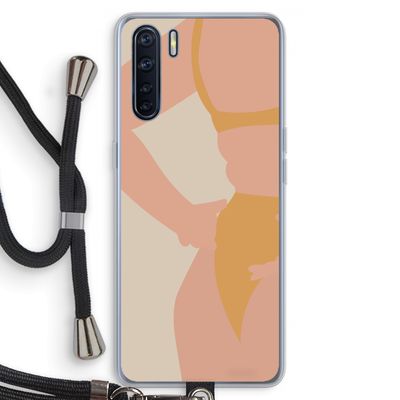 Bikini body: Oppo A91 Transparant Hoesje met koord