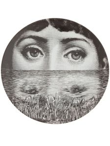 Fornasetti assiette imprimée - Blanc