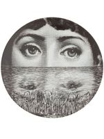 Fornasetti assiette imprimée - Blanc - thumbnail