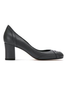 Sarah Chofakian panelled leather pumps - Gris