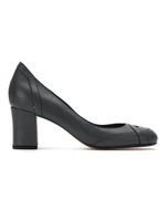 Sarah Chofakian panelled leather pumps - Gris - thumbnail