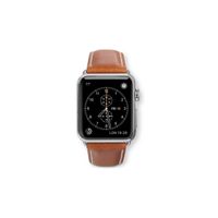 dbramante1928 Copenhagen Apple Watch bandje 38 / 40 mm grijs / bruin - AW38GTSG0633 - thumbnail