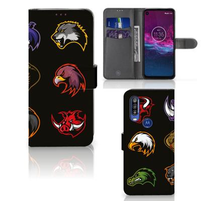 Motorola One Action Leuk Hoesje Cartoon | Portemonnee hoesje