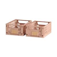 Set van opstapelbare opbergboxen Zand 3,3 L