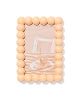 HEMA Fotolijst 10x15cm perzik hout bolletjes (perzik)