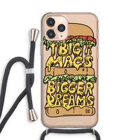 Big Macs Bigger Dreams: iPhone 11 Pro Transparant Hoesje met koord