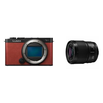 Panasonic Lumix S9 Body Crimson Red + Lumix S 35mm F/1.8