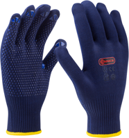 Connex handschoen fijn geweven bl gr10 - cox938240