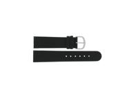 Horlogeband Danish Design IV12Q742 / IQ12Q827/ IQ13Q827 Leder Zwart 20mm