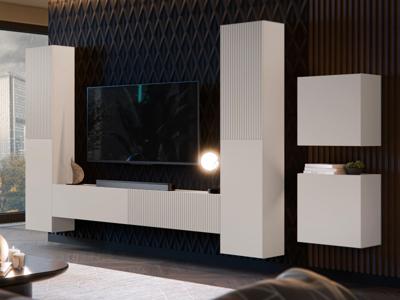 Tv-meubel set MICKA V 8 deuren kasjmier