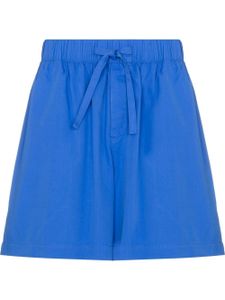 TEKLA short de sport à taille à lien de resserrage - Bleu