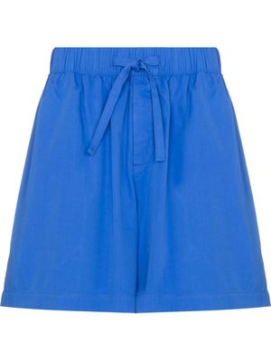 TEKLA short de sport à taille à lien de resserrage - Bleu