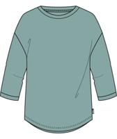 Jack wolfskin Travek 3 4 T-shirt Dames Soft Jade Heather S