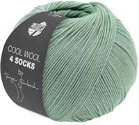 Lana Grossa Cool Wool 4 Socks Uni 7727 Licht Turquoise