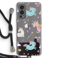 Fantasiewereld: OnePlus Nord 2 5G Transparant Hoesje met koord