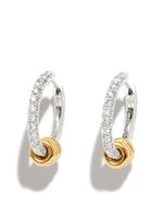 Spinelli Kilcollin boucles d'oreilles en or blanc et jaune 18ct - Argent - thumbnail