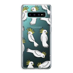 Papegaai: Samsung Galaxy S10 Plus Transparant Hoesje