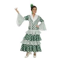 Kostuums voor Kinderen My Other Me Feria Groen Flamenco danser Maat 10-12 Jaar