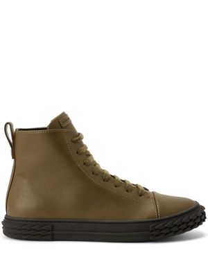 Giuseppe Zanotti baskets montantes Ecoblabber - Vert