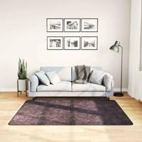 VidaXL Vloerkleed wasbaar anti-slip 120x170 cm antracietkleurig