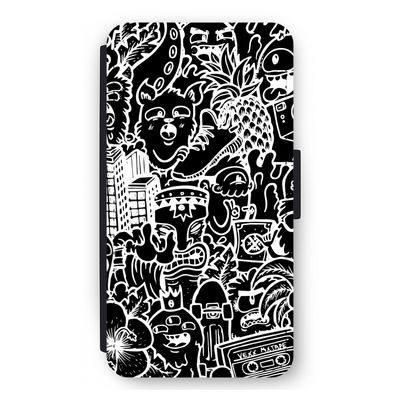 Vexx Black Mixtape: iPhone 12 mini Flip Hoesje