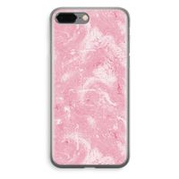 Abstract Painting Pink: iPhone 8 Plus Transparant Hoesje